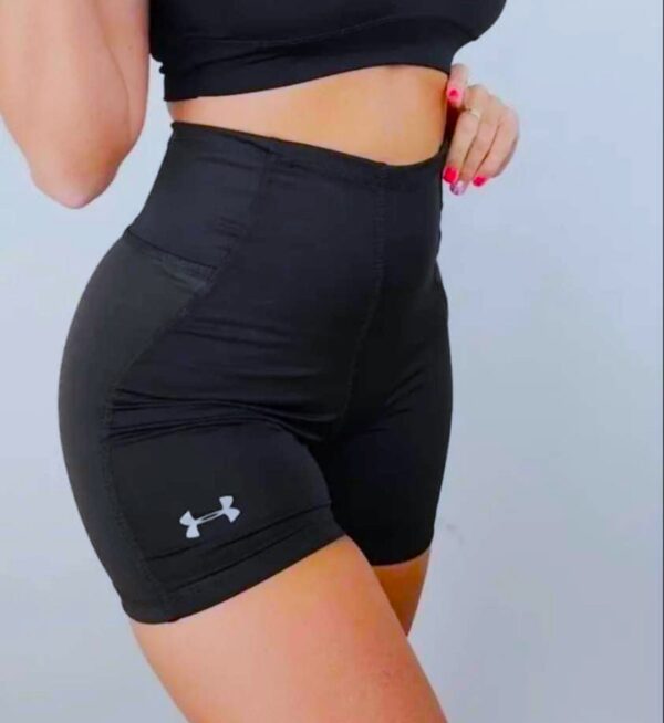 Short lycra cintura alta